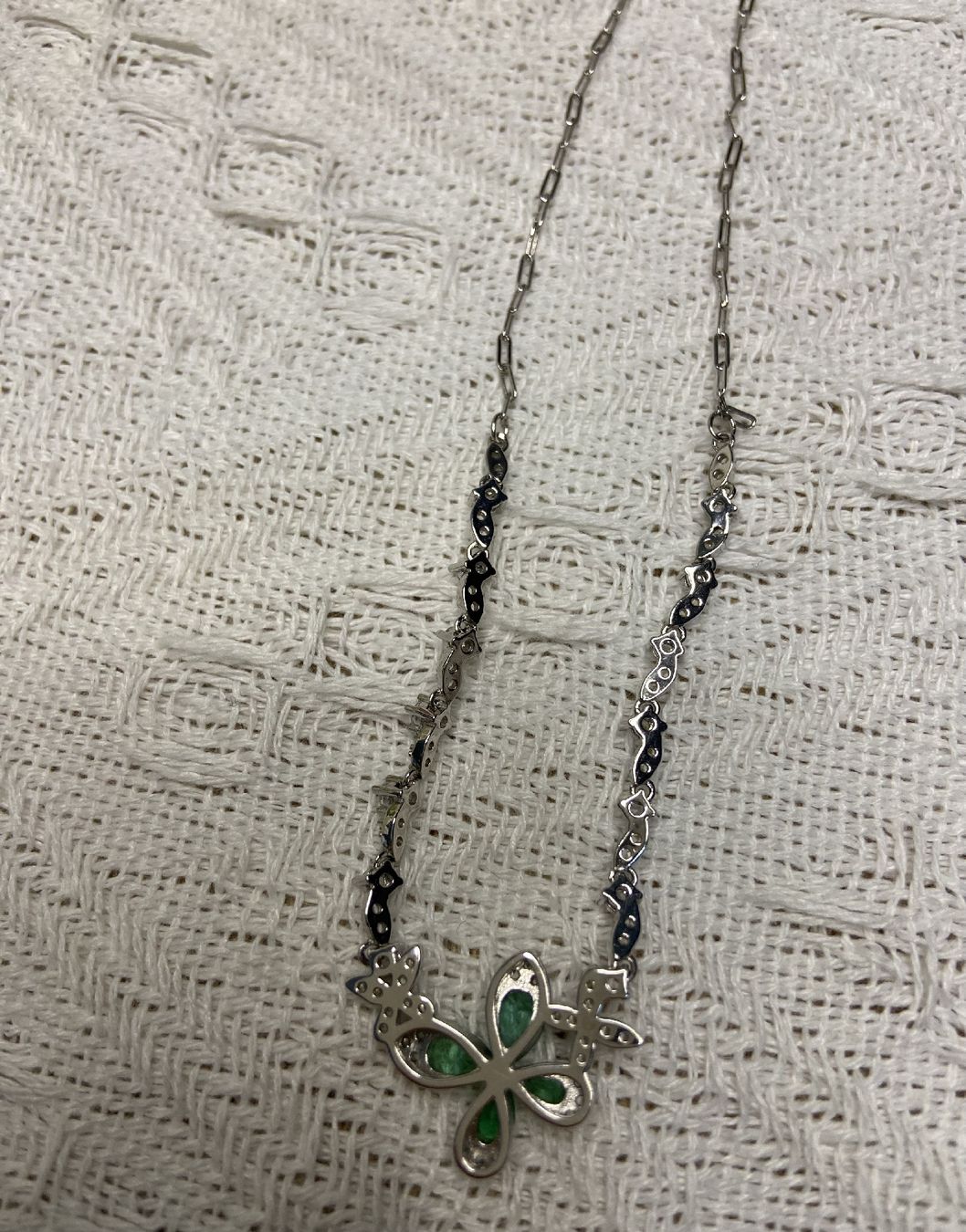 Catenine: Echte Smaragd Collier aus Silber 925 Kette neu – Nuovo (secondo la descrizione) da St. Gallen venduto da GIULESGG 8