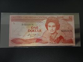 Karibik 1 Dollar Note