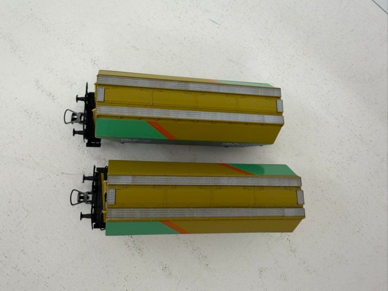 Roco Modelleisenbahnen: Spur H0 Roco 2er Set SBB Silowagen ETRA – Gebraucht aus Büsserach von ModellbahnDepot 8