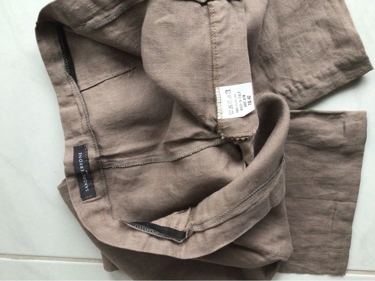 Sandro Pantaloni: Leinenhose Sandro 36 – Nuovo (secondo la descrizione) da Liestal venduto da sonnenbaum 1