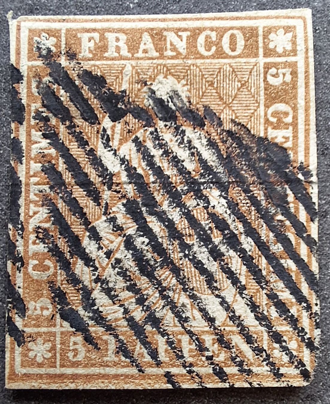 Tutti i francobolli: Strubel 22C Kat. 150.- – Usato da Balgach venduto da SIMEON27