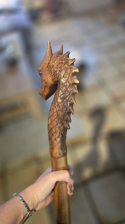 Articoli in legno: Holzstab Fantasy – Nuovo (secondo la descrizione) da Ettingen venduto da schnaegli1987
