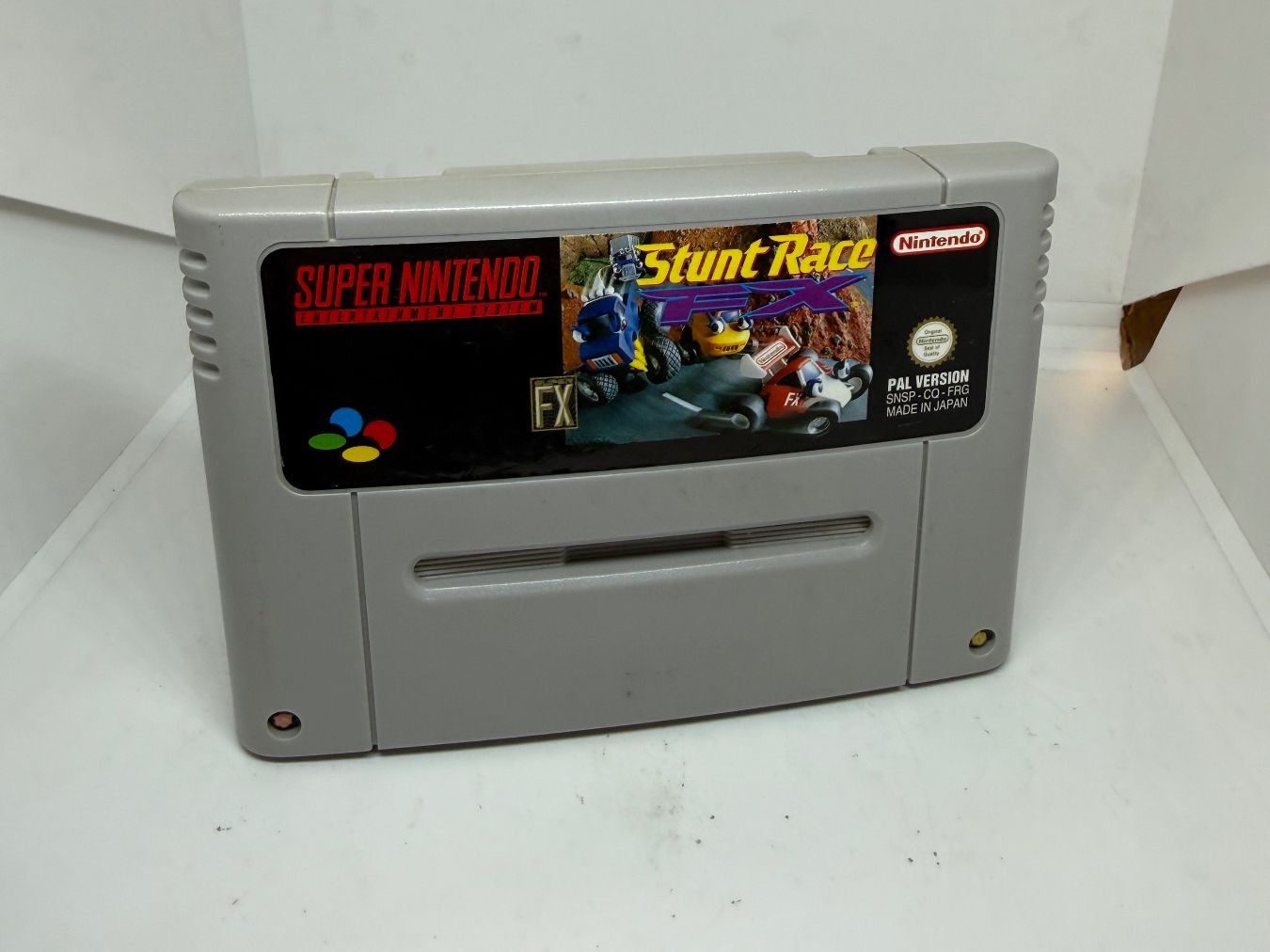 Nintendo Giochi: Super Nintendo: Stunt Race FX SNES – Usato da Dietlikon venduto da NESFEVER