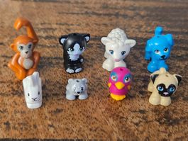 lego  figurines  lot de 8 animaux
