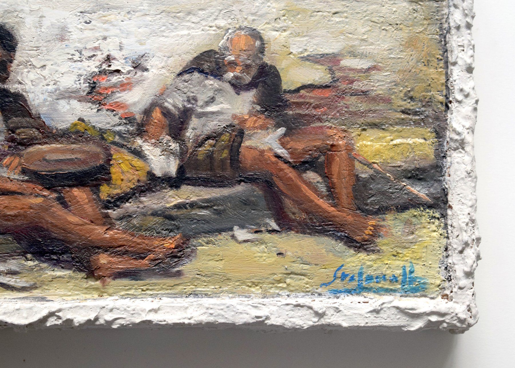 Dipinti: Dimitri Stefanoff Demetrio Ölgemälde Öl expressiv – Usato da Zürich venduto da Kunstvoll 4