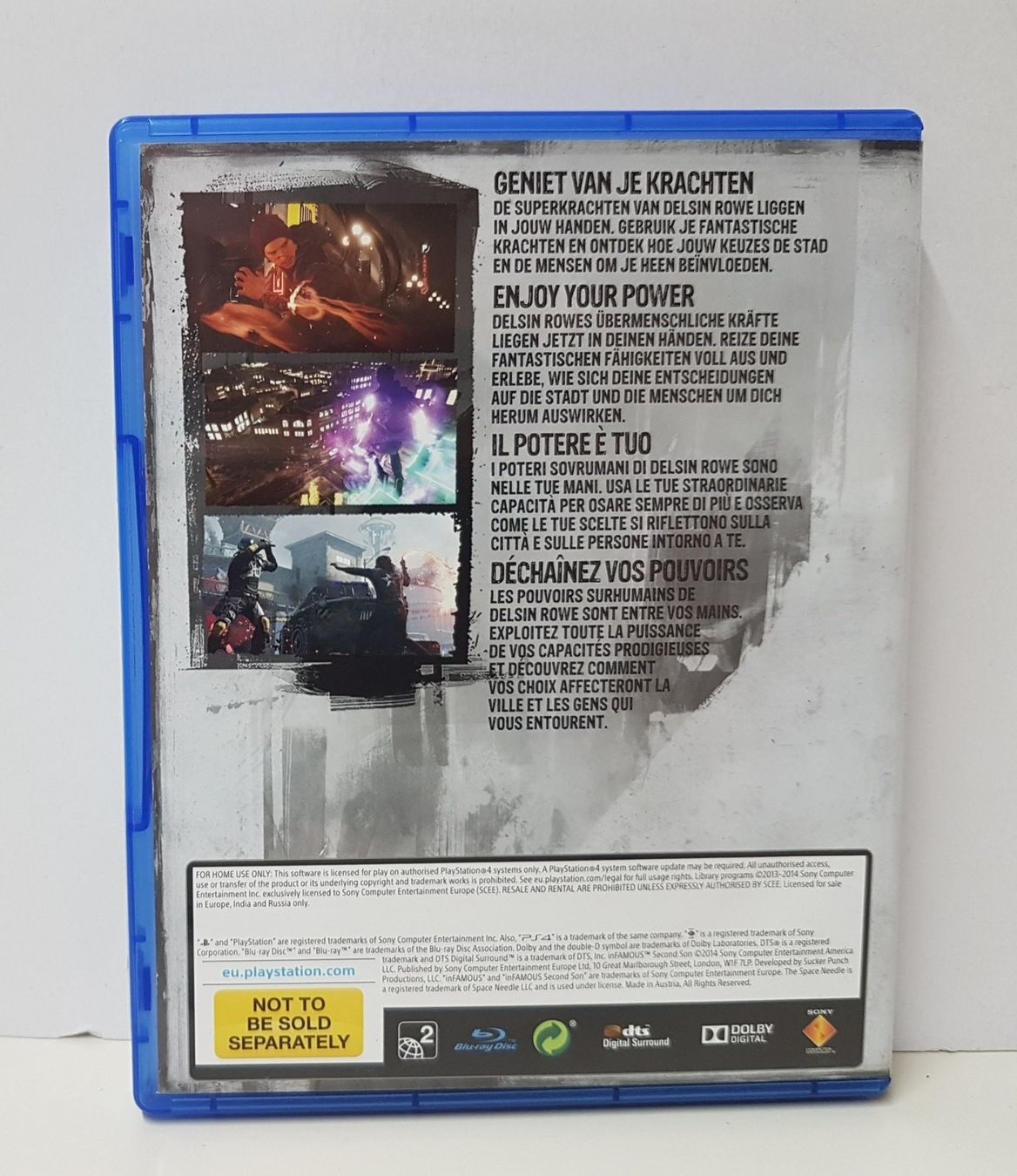 Sony Giochi: inFamous Second Son Delsin Rowes übermenschliche Kräfte  PS4 – Usato da Schüpfheim venduto da Games_Spielkonsolen 1