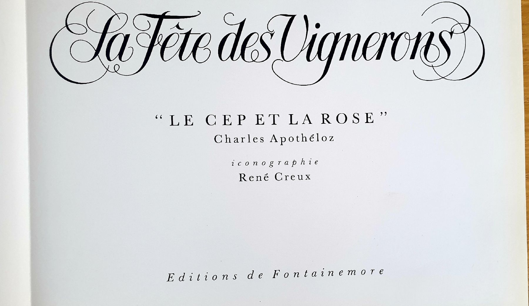 Bücher: la fête des vignerons 1977 – Gebraucht aus Hauterive NE von Belem 2