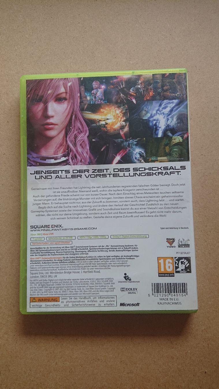 Spiele: Final Fantasy XIII-2 Xbox 360 – Gebraucht aus Chur von FreakofRarity 1