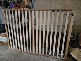 Lattenrost 207x139cm Holz verstellbar guter Zustand