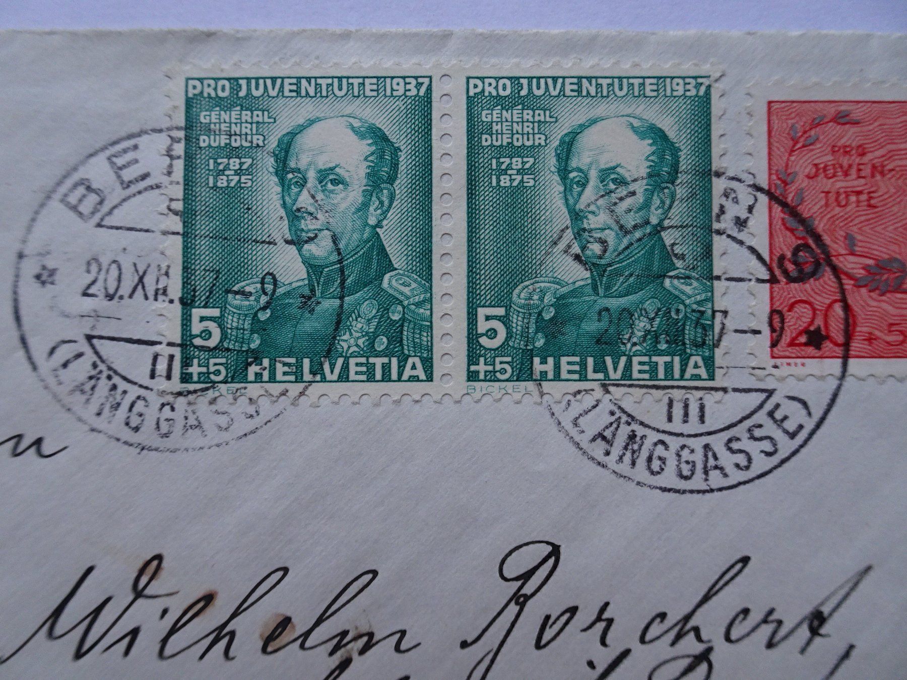 Alle Briefmarken: 1937 – Gebraucht aus Aadorf von Chnorli-Furz 1