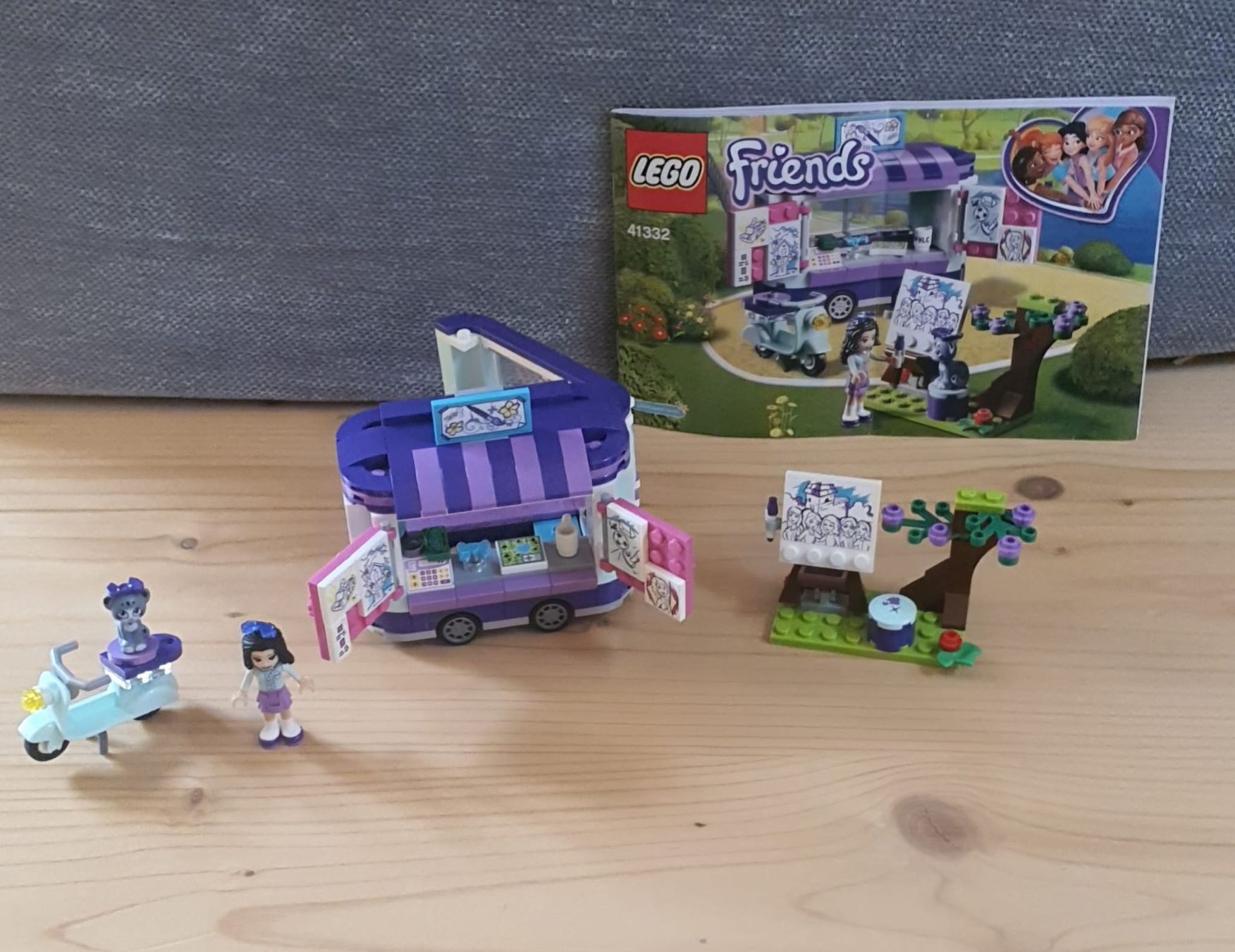 Lego Kit di costruzioni: LEGO Friends 41332: Emma's mobiler Kunststand – Usato da Studen BE venduto da Silvercity26