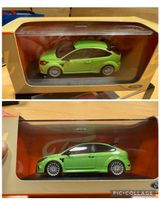 Modellauto Ford Focus RS grün in OVP 1/43