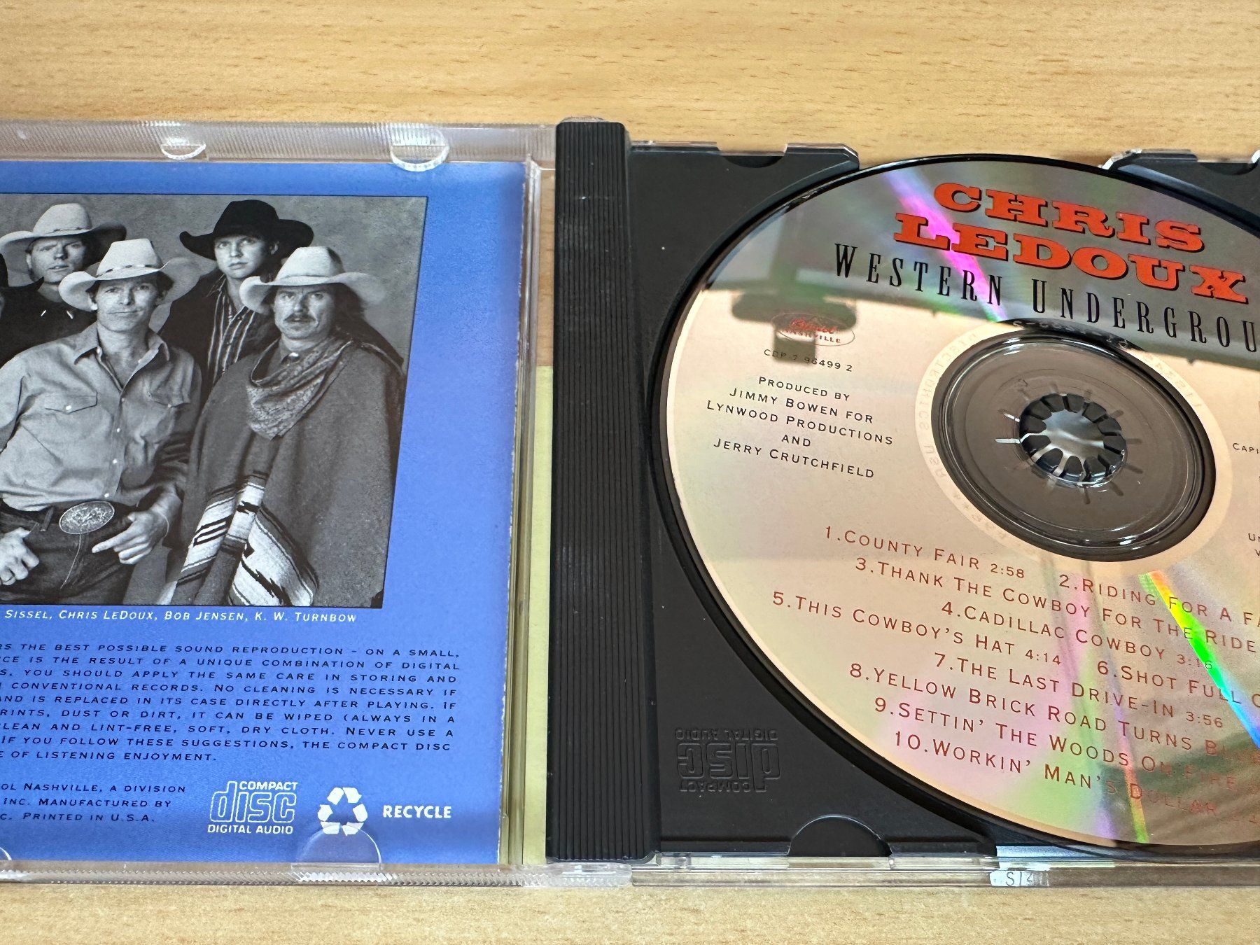 CD: Chris LeDoux – Western Underground – Usato da Rikon im Tösstal venduto da Alpenmutz 2