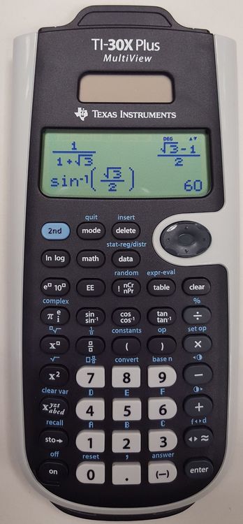 Texas Instruments TI-30X Plus Multiview Taschenrech Produktbild-Vorschau 4