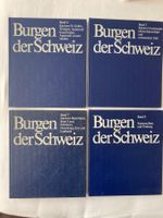 4 Silva Bände Burgen der Schweiz     °