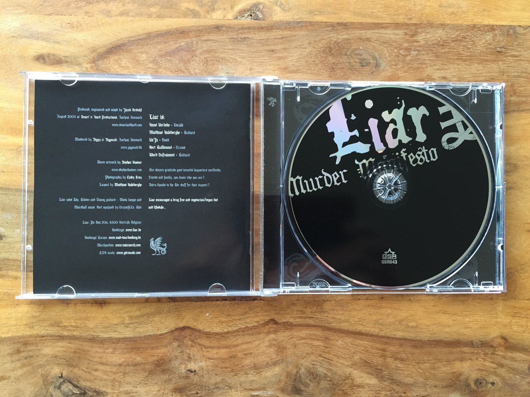 CD: Liar - Murder Manifesto – Usato da Horgen venduto da flyingpenguin2000 1