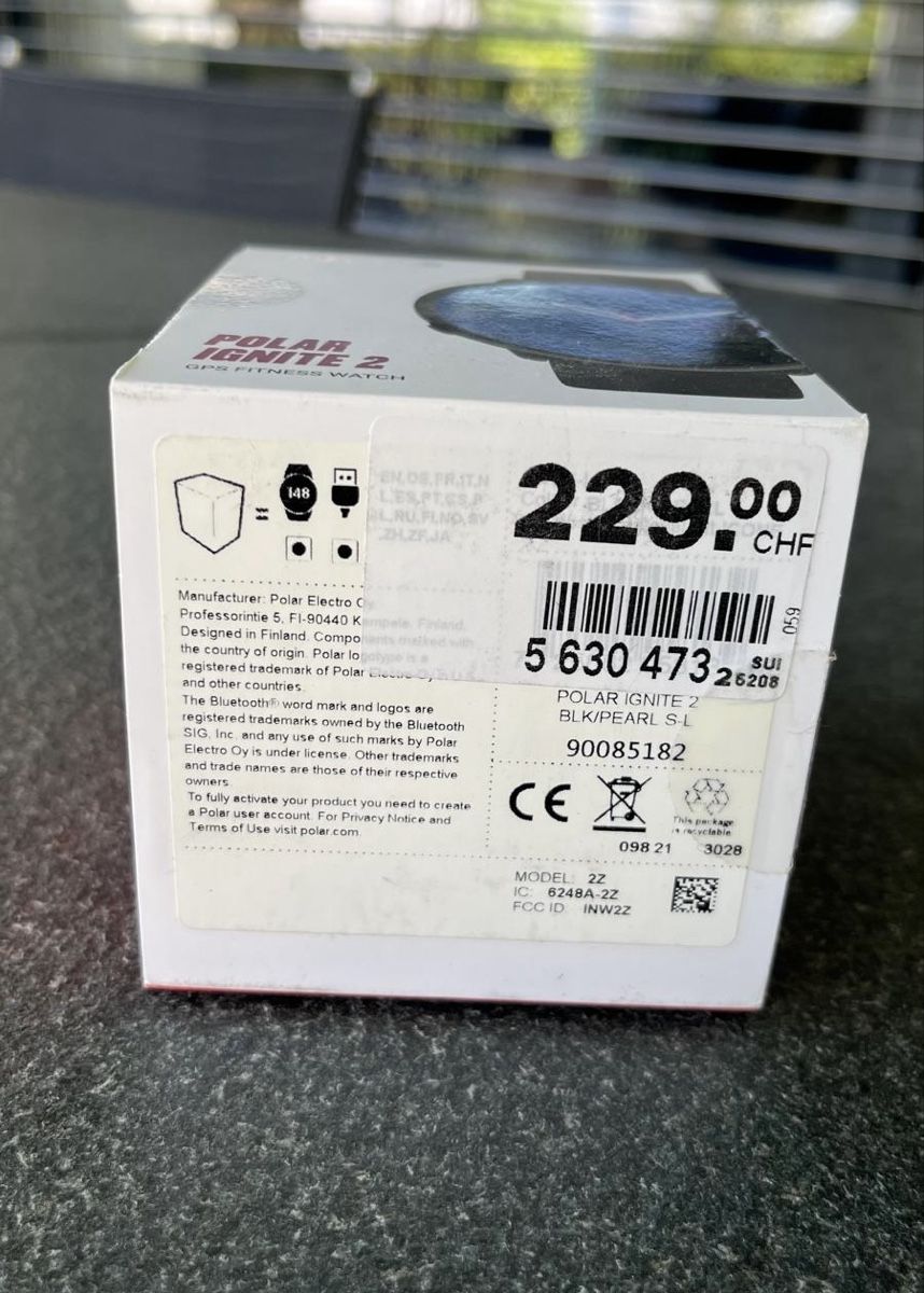 Polar Smartwatch: Polar Ignite 2 GPS black – Usato da Rütihof venduto da serouni5406 2