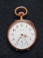ASS. HORL. SUISSE BIENNE–GENÈVE Pocket Watch – 14K Gold (585