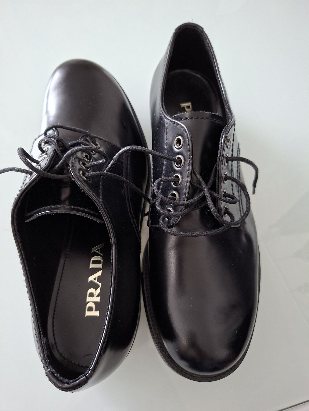 Prada Scarpe da uomo: Derbies Prada noires homme 41 1/2 – Usato da Renens VD venduto da ser_j2fn
