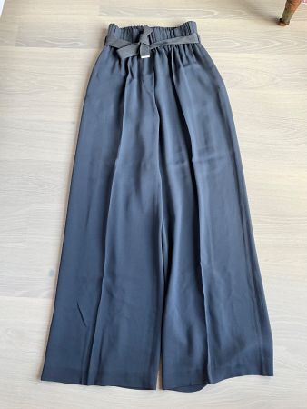 Pantalon large Fabiana Filippi bleu/gris