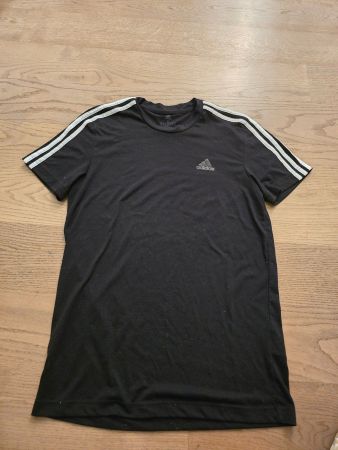 Adidas T-Shirt schwarz Grösse S Climalite getragen