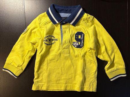 Mayoral Poloshirt Gr. 74/9M gelb, Langarm
