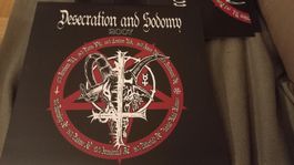 Archgoat,/Black Witchery -2× LP Vinyl Split Black Metal