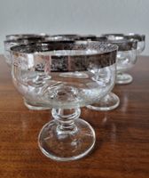 6 Champagner /Sekt Schalle mit Platin /Pantographie.