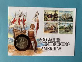USA -Commemorative HalfDollar 1492-1992- 500 Years Discovery