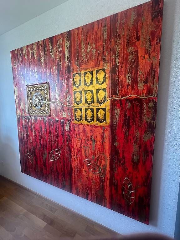 Foto & Immagini: modernes Bild 185 x 185 cm mit Relief – Usato da Eschenbach/LU venduto da Flower711 4