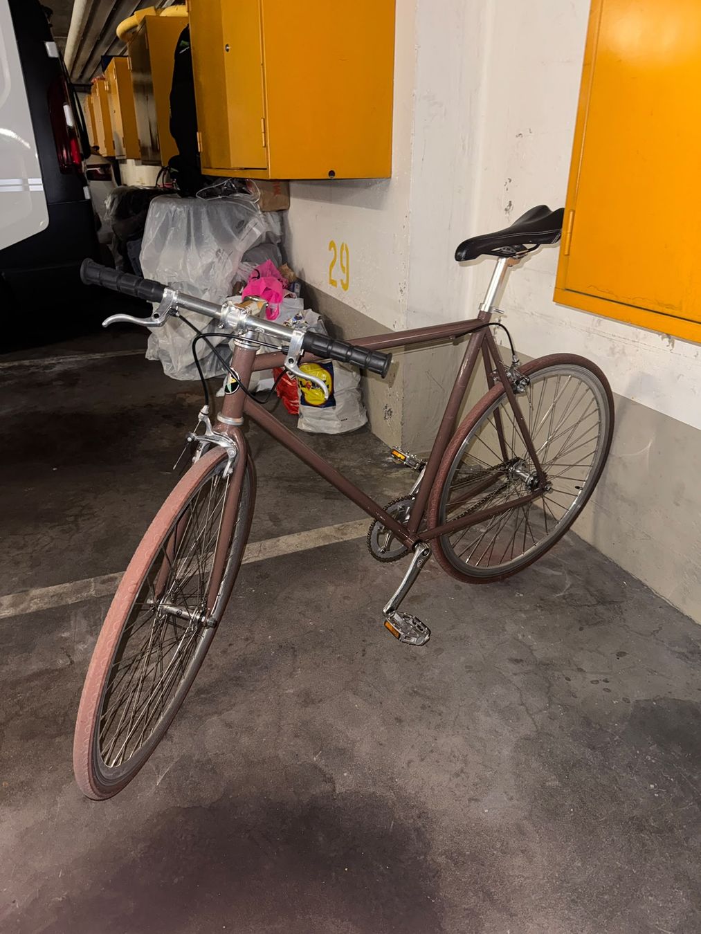 Velos: Fixed Gear Bike Brown Size M Used Condition – Gebraucht aus Langnau Am Albis von sul_rm8c 1