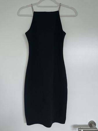 H&M elegantes Minikleid mit Strass-Träger - neu