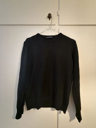 Maglione Gazzarrini lana merino nero taglia L nuovo