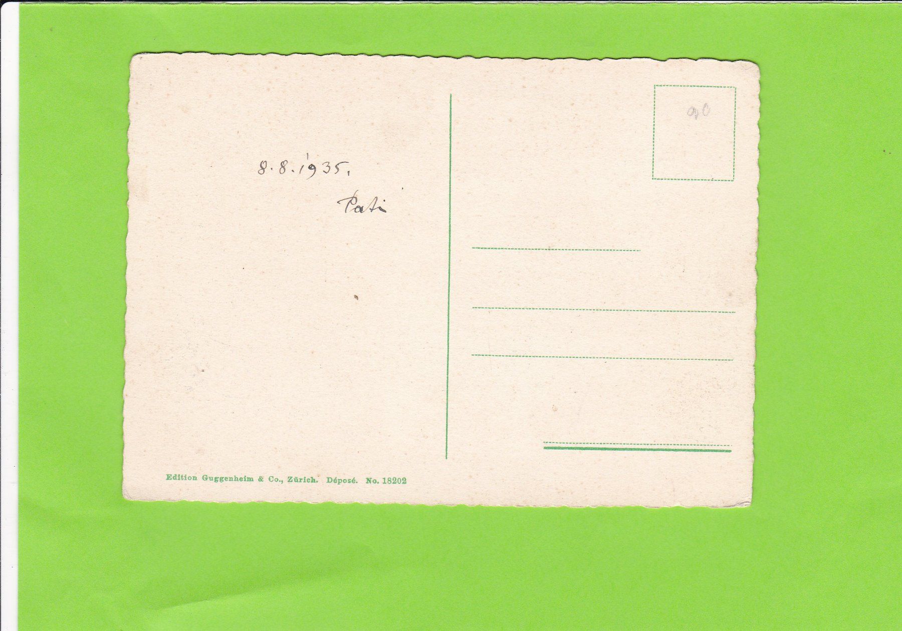 Cartoline postali: Fribourg, vue générale--Edition Guggenheim – Usato da St. Peterzell venduto da neckertal 1