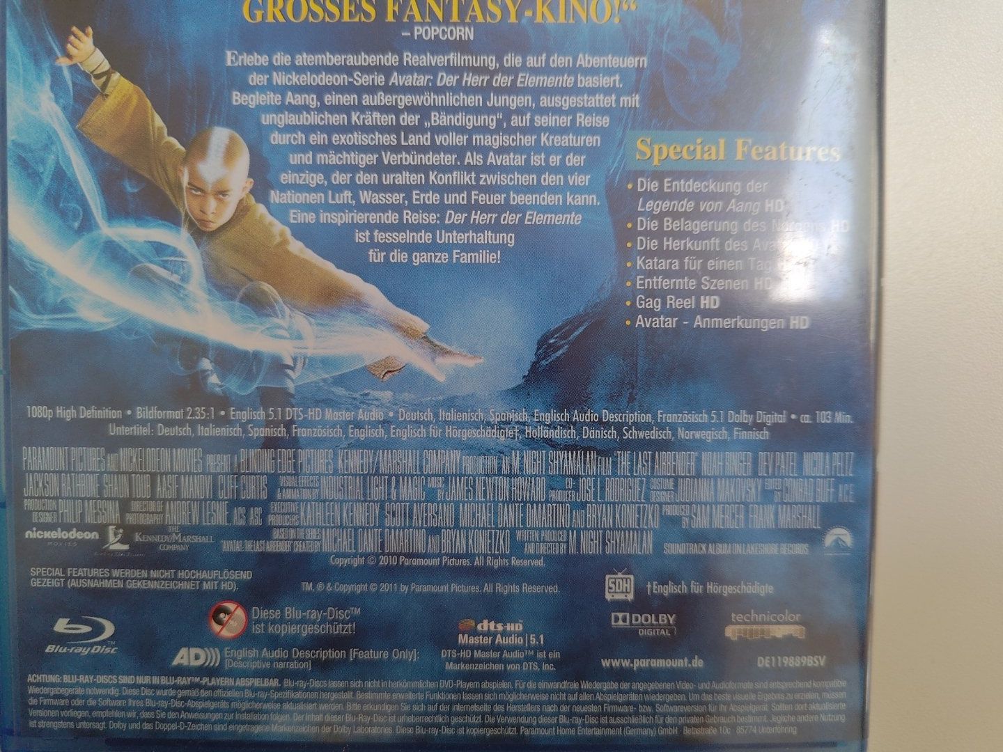Tutti i DVDs: Die Legende von Aang – Usato da Liestal venduto da Kratzilla 3