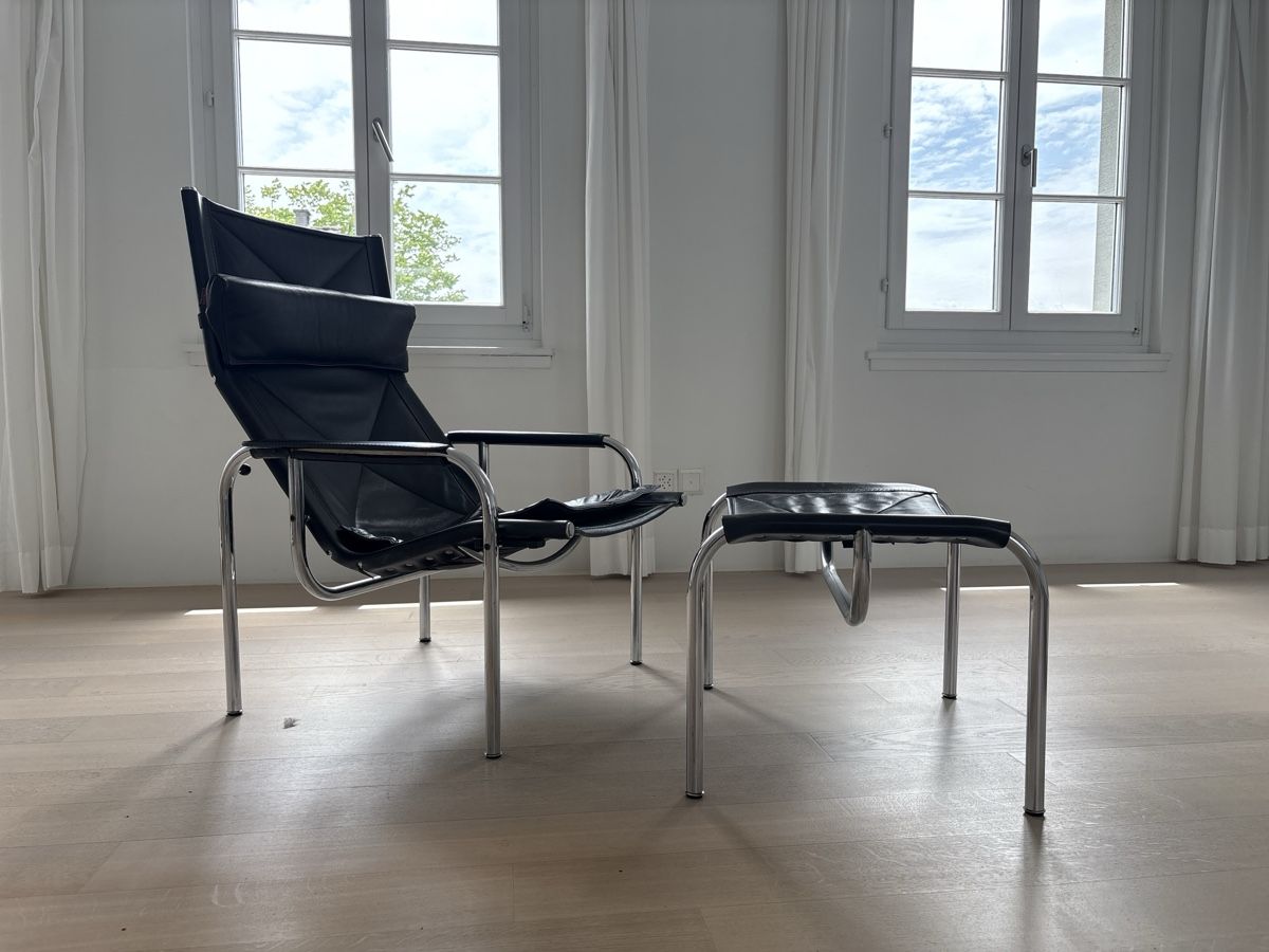 Eichenberger Poltrone: Lounge Chair Hans Eichenberger Strässle – Nuovo (secondo la descrizione) da Horgen venduto da Epinas