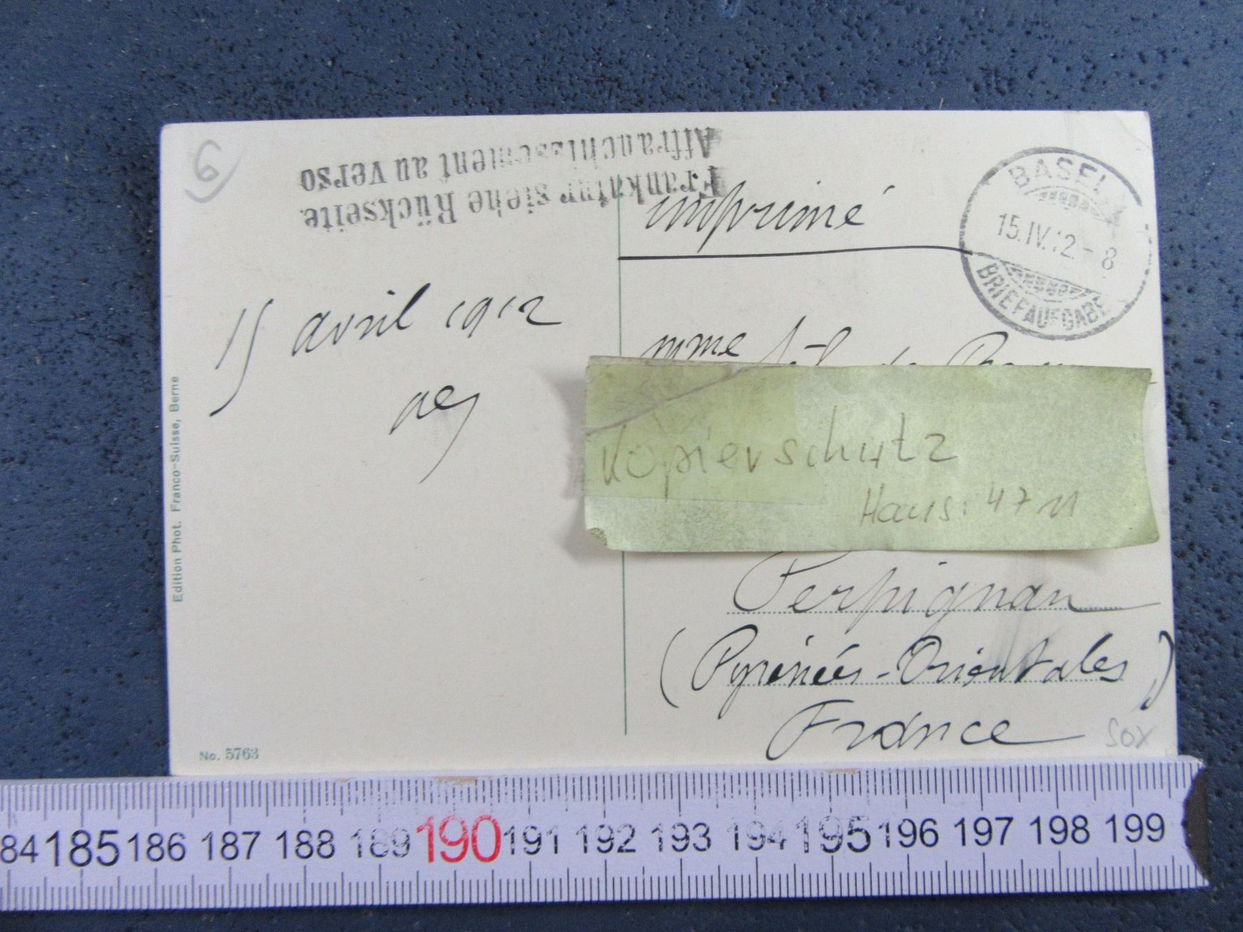 Ansichtskarten: SOLOTHURN 1912 SO AK BELEBT – Gebraucht aus Ettingen von Hausi4711 2
