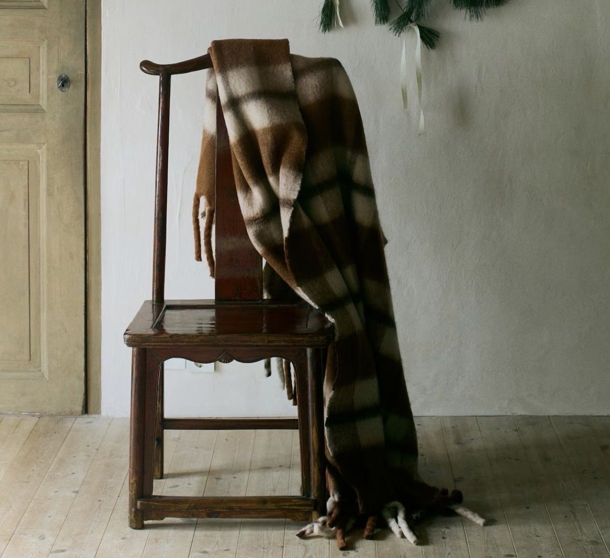 Coperte: GEMUSTERTES PLAID AUS WOLLMIX – Usato da Zürich venduto da Kluxus 1