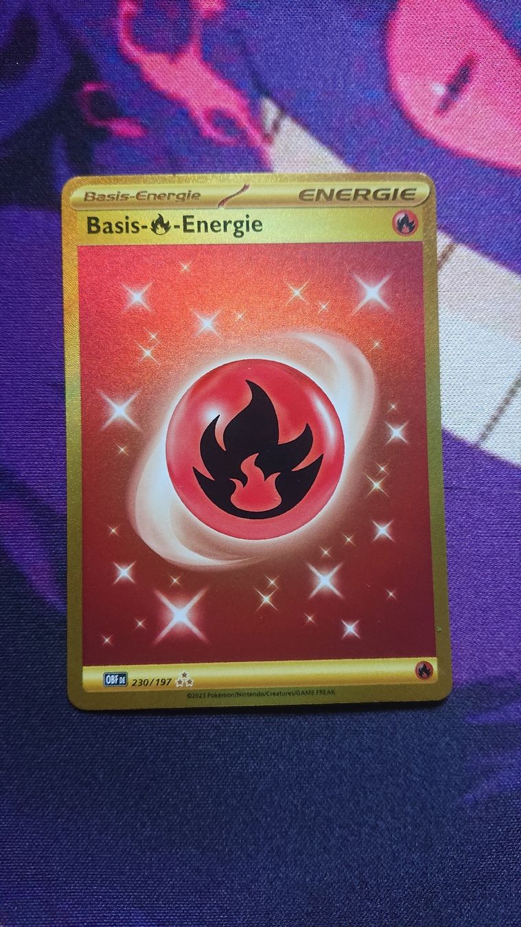 Pokémon Carte collezionabili: Basis-Feuer-Energie OBF 230/197  – Nuovo (secondo la descrizione) da Chur venduto da FreakofRarity