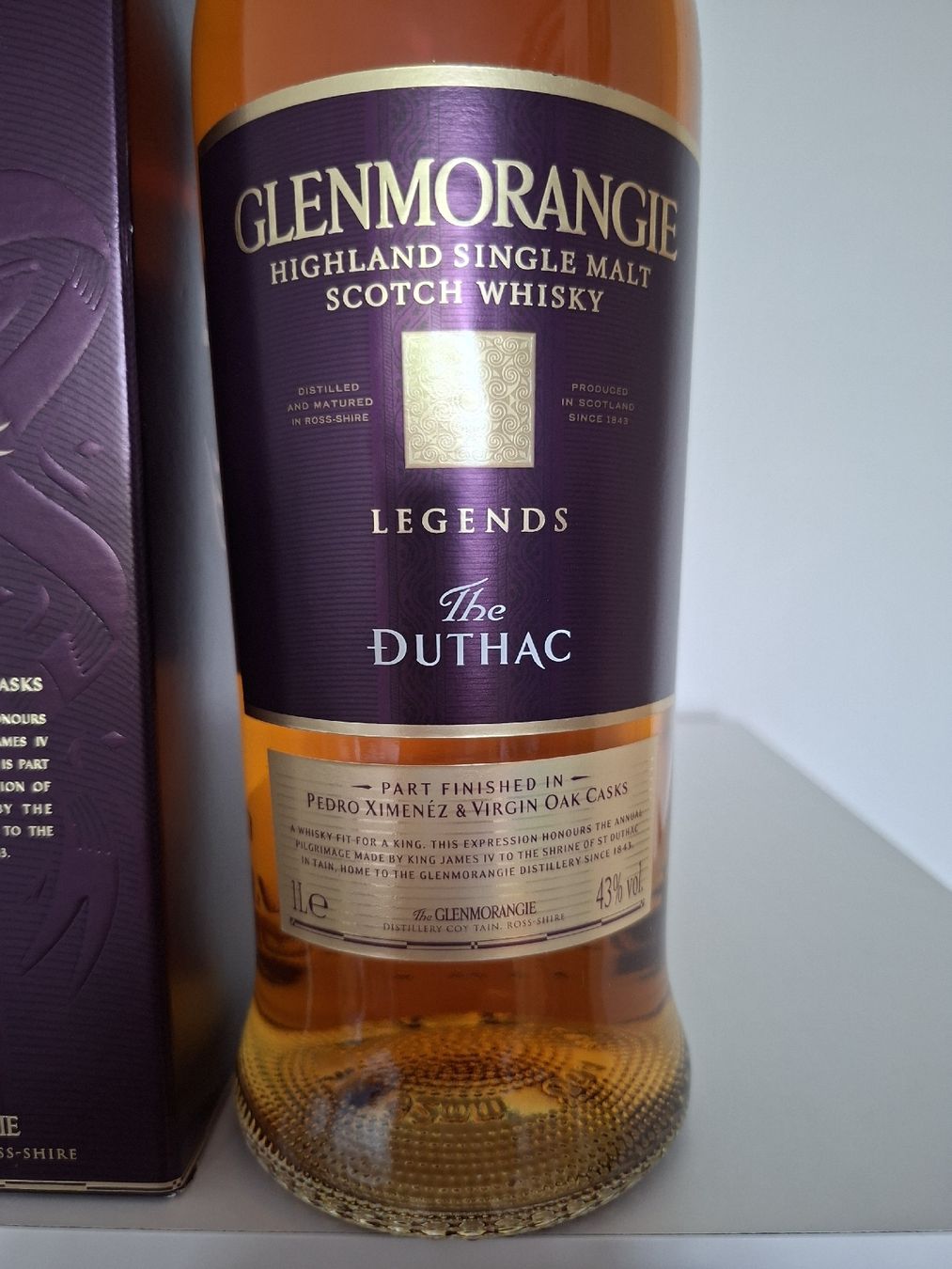 Glenmorangie Spirituosen: Glenmorangie The Duthac 1L 43% – Gebraucht aus Kriens von Arthur73 1