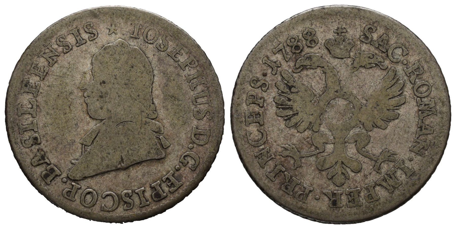 Tutti le monete: Basel 24 Kreuzer 1788  /2182 – Usato da Trimbach venduto da Solothurn1