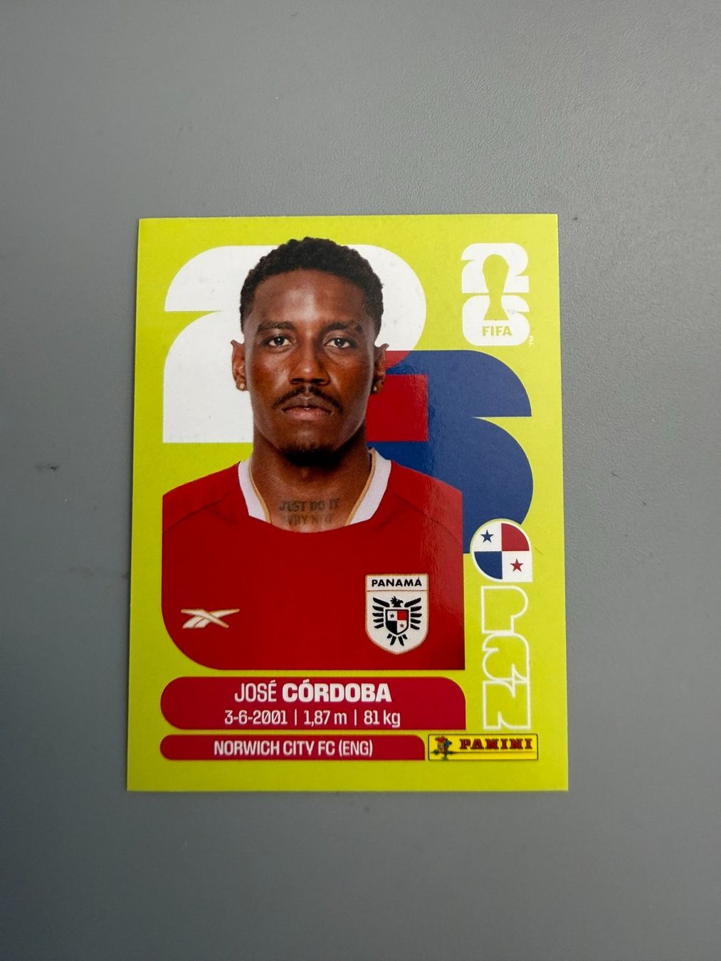 Panini Cartes à collectionner: Panini Jose Cordoba PAN8 – D'occasion à Liebefeld par Ronaldo-1996