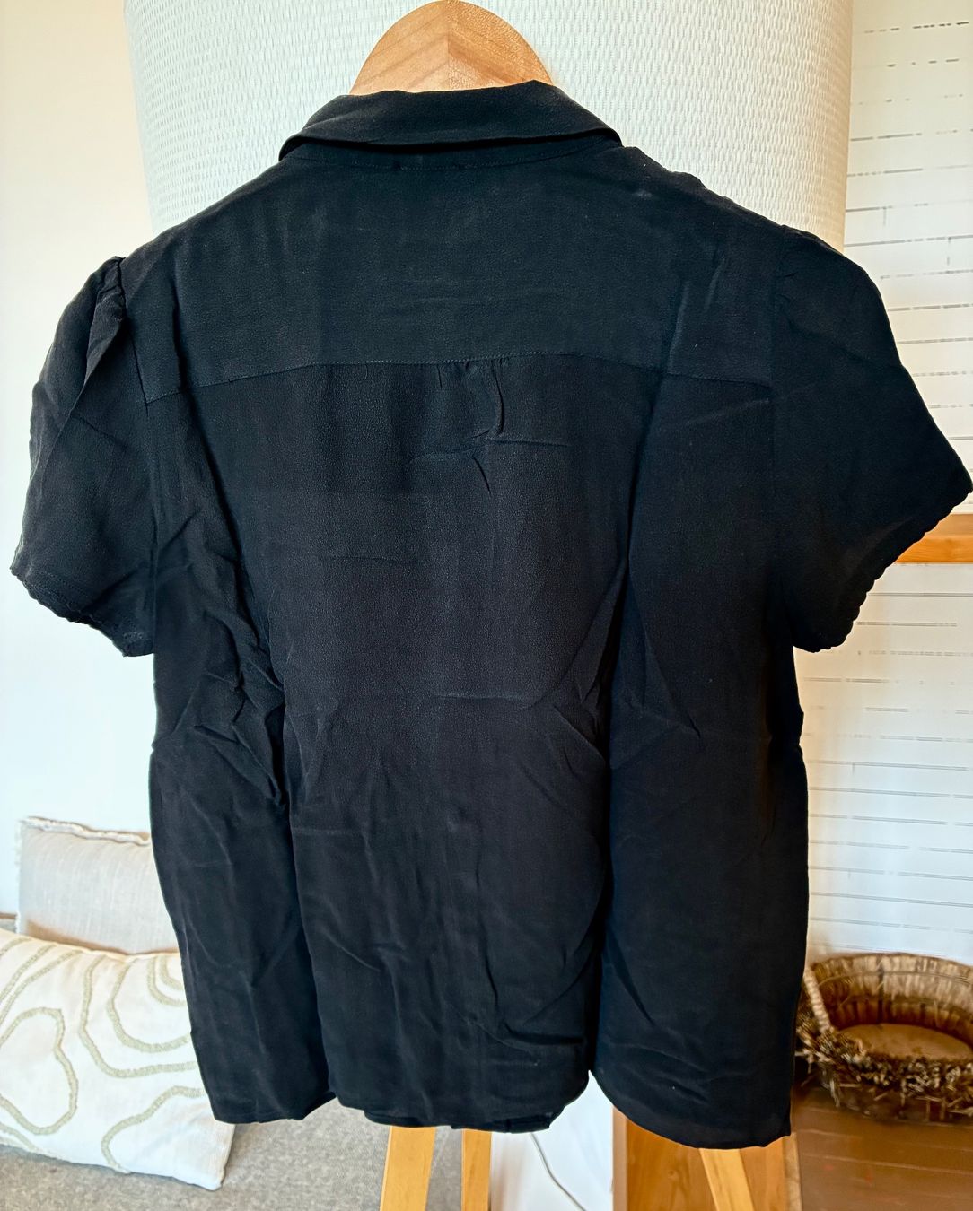 Cyrillus Camicette: Seidenbluse Schwarz CYRILLUS 38 – Usato da Pully venduto da Surflime 1