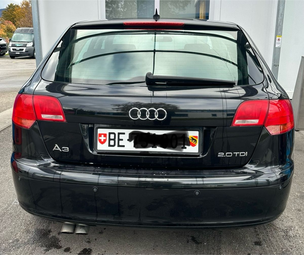 Automobili: Audi A3 2.0 TDI, Schwarz – Usato da Biel/Bienne venduto da kra_s8rv 1