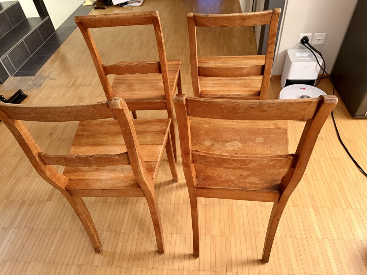 Stühle: 4 originale Biedermeier Stühle – Gebraucht aus Adliswil von Kiambu 2