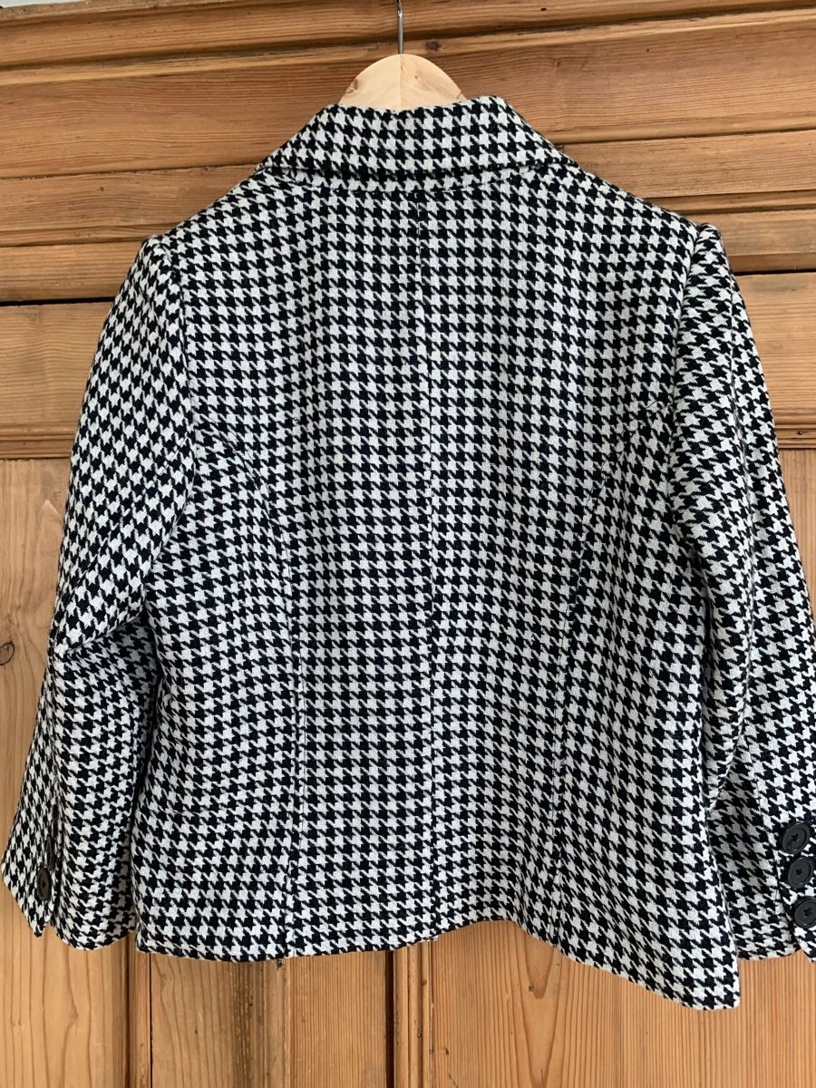 Giacche: Schicker Übergangs -  Blazer im Hahnentrittmuster, Grösse L – Nuovo (secondo la descrizione) da Teufen AR venduto da parazello 7