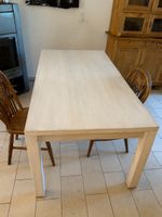 Esstisch Landhausstil Holz weiss gestrichen