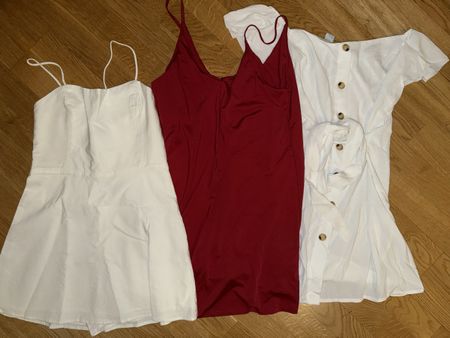 3er-Set Minikleider