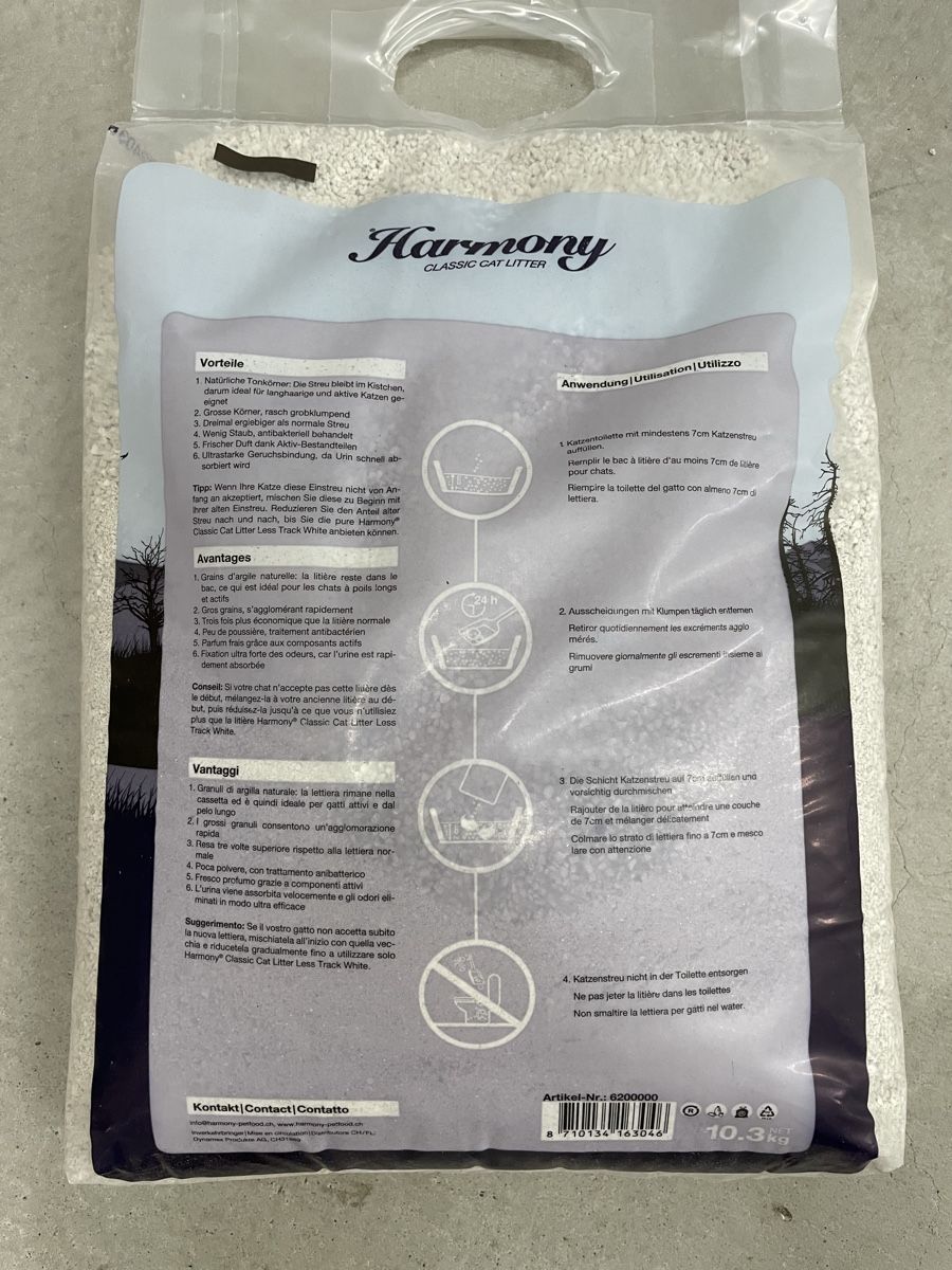 WC: Harmony Katzenstreu 12L Track Cat White – Nuovo (secondo la descrizione) da Uznach venduto da Player6 1