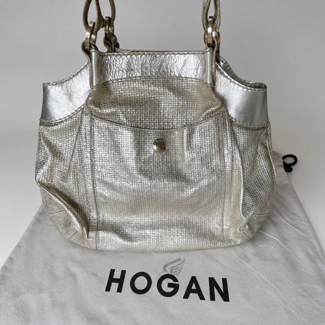Hogan Borse da donna: Hogan Handtasche Metallisch Goldig/Silbern – Usato da Oberrieden venduto da daniel_shnshn 1